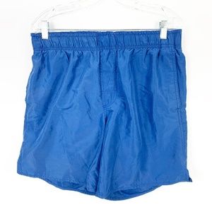 Free Country Medium Swim Trunks Navy Lined